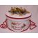 Cutie rotunda botez personalizata ingeras traditional