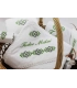 Trusou Botez Traditional  Verde | Broderie punct in cruciulita | Atelierele Cris
