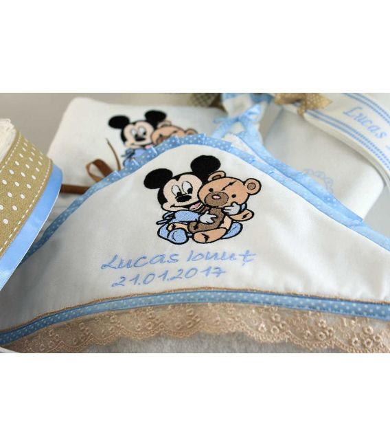 Trusou botez bebe Mickey Mouse si ursulet