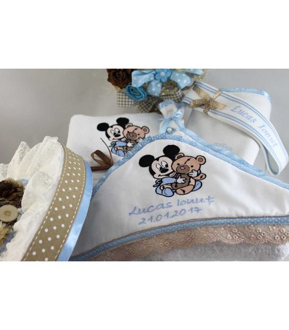 Trusou botez bebe Mickey Mouse si ursulet