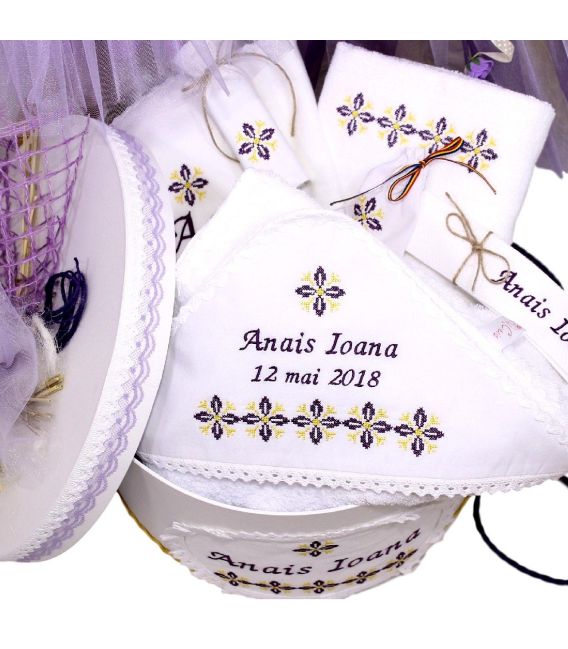 Trusouri botez traditionale - Trusou botez complet fetite Anais