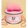 Trusou botez personalizat cu lumanare si cutie rotunda baby minnie mouse