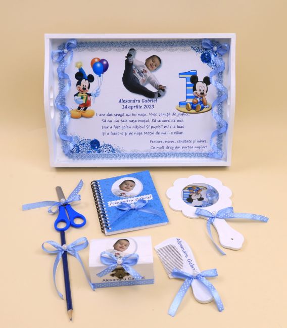 Tava Mot Mickey Set personalizat