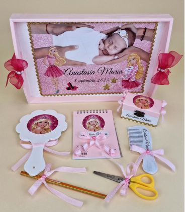 Barbie set mot personalizat 8 piese